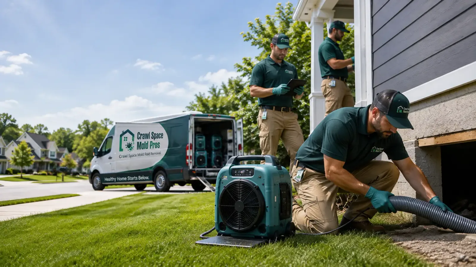 Crawl Space Mold Removal in Nelsonville, WI
